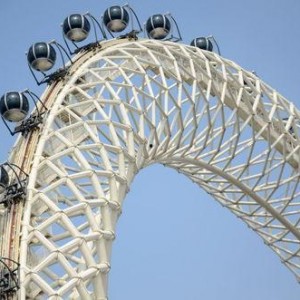 潍坊摩天轮渤海之眼吃瓜视频,高空视角下的夏日吃瓜盛宴